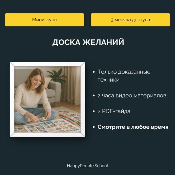 Мини-курс "Доска желаний"